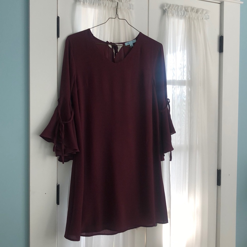Eggplant Purple Cocktail Dress